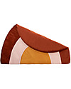 Nobodinoz Tappeto Gioco in Velluto - Arcobaleno Marrone - 105x70 Cuscini Arredo