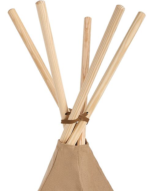 Nobodinoz Tenda Tipi Nevada - Fawn - Cotone Bio e Legno Tende Gioco