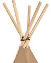 Nobodinoz Tenda Tipi Nevada - Fawn - Cotone Bio e Legno Tende Gioco