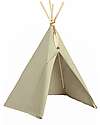 Nobodinoz Tenda Tipi Nevada - Laurel Green - Cotone Bio e Legno Tende Gioco