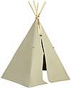Nobodinoz Tenda Tipi Nevada - Laurel Green - Cotone Bio e Legno Tende Gioco