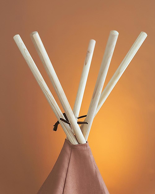 Nobodinoz Tenda Tipi Nevada - Marrone - Cotone bio e legno Tende Gioco
