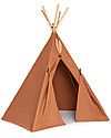 Nobodinoz Tenda Tipi Nevada - Marrone - Cotone bio e legno Tende Gioco