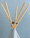 Nobodinoz Tenda Tipi Nevada - Riviera Blu - Cotone bio e legno Tende Gioco