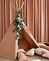 Nobodinoz Tenda Tipi Nevada - Rosa Chiaro - Cotone bio e legno Tende Gioco