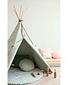 Nobodinoz Tenda Tipi Nevada, Verde - Cotone bio e legno Tende Gioco