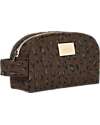Nobodinoz Trousse Impermeabile Hyde Park - Leonie Brown - Cotone Bio Trousse e Pochette