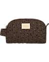 Nobodinoz Trousse Impermeabile Hyde Park - Leonie Brown - Cotone Bio Trousse e Pochette