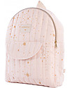 Nobodinoz Zainetto Too Cool, Gold Stella/Rosa - 100% Cotone bio Zaini Asilo