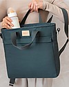 Nobodinoz Zaino Cambio Impermeabile Baby on the Go - Blu - Cotone Bio Zaini Fasciatoio