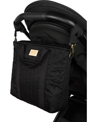 Nobodinoz Zaino Cambio Impermeabile Hyde Park 32x32x14cm - Nero - Con Ganci per Passeggino Zaini Fasciatoio