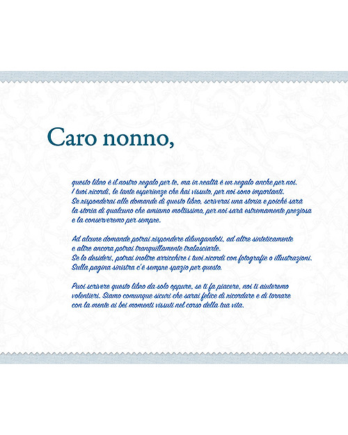 Nonna Nonno NONNO: Il regalo più bello per il nonno! "Nonno Parlami di Te" Un libro che il vostro nonno si divertirà a completare e che diventerà un tesoro per tutta la famiglia Libri