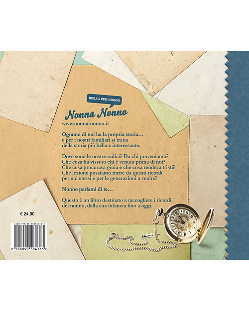 Nonna Nonno NONNO: Il regalo più bello per il nonno! "Nonno Parlami di Te" Un libro che il vostro nonno si divertirà a completare e che diventerà un tesoro per tutta la famiglia Libri