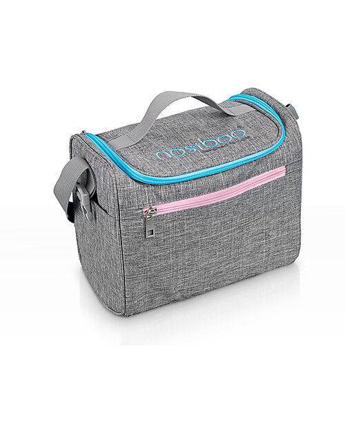 Nosiboo Borsa Baby Organizer - Grigio - 20x13,5x25 cm Borse e Organizer
