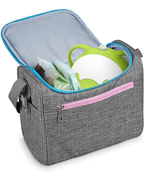 Nosiboo Borsa Baby Organizer - Grigio - 20x13,5x25 cm Borse e Organizer