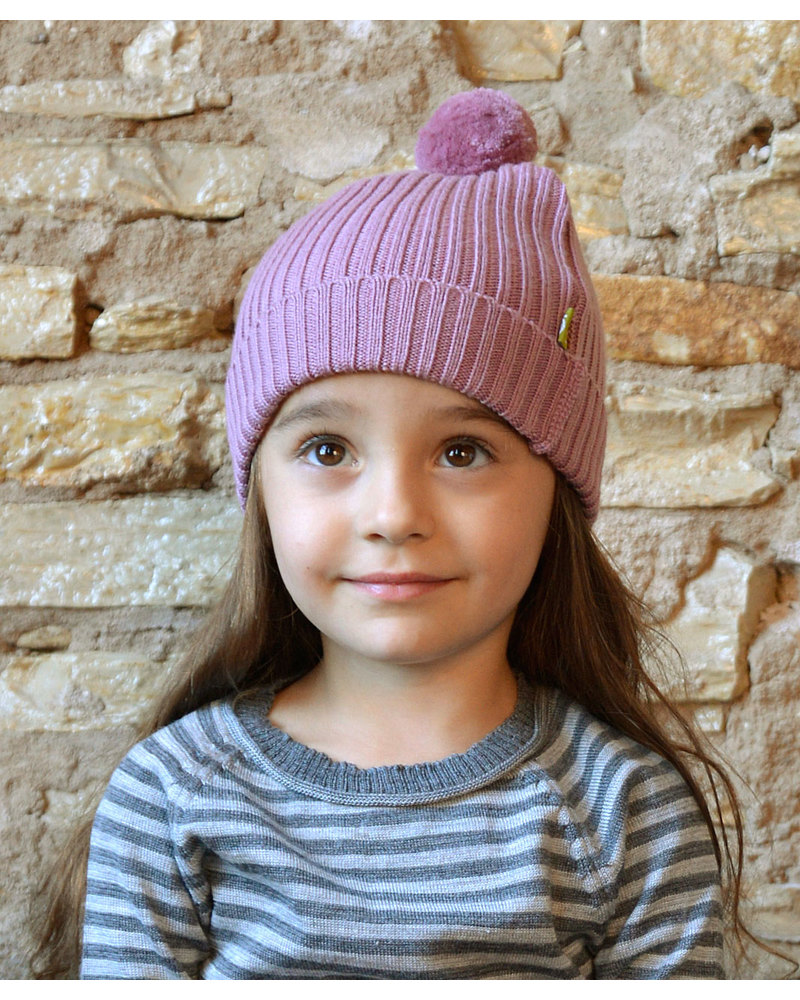 per bambini Cappello a maglia con doppio pompon e doppio pon in stile invernale caldo e termico 