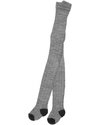 Nui Organics Collant Baby Grigio Argento - Lana Merino Bio Calze