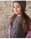 Nui Organics Gilet con Bottoni Cacao - Lana Merino Bio (caldo e non pizzica) Cardigan