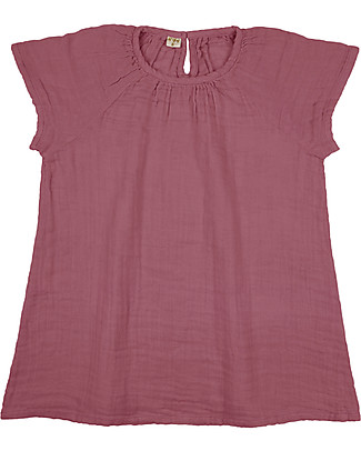 Numero 74 Abito Bimba Clara, Rosa Baobab (3-4 anni) - 100% cotone bio Vestiti_