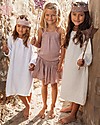 Numero 74 Abito Bimba Nina - Bianco - Doppia Mussola di Cotone Vestiti_