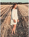 Numero 74 Abito Bimba Nina, Cipria (5-6 anni) - Doppia Mussola di Cotone Vestiti_