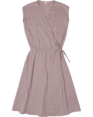 Numero 74 Abito Donna Grace - Rosa Antico - 100% cotone bio Vestiti_