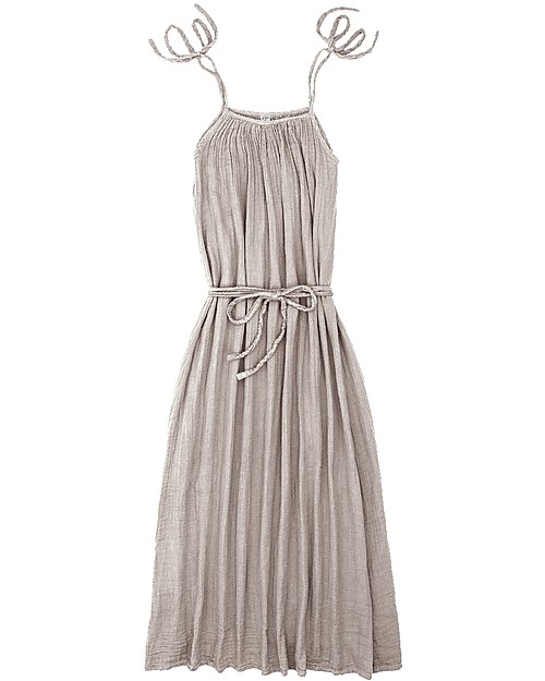 Numero 74 Abito Donna Mia - Cipria - Doppia Mussola di Cotone Vestiti_