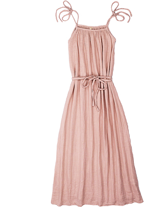 Numero 74 Abito Donna Mia - Rosa Antico - Doppia Mussola di Cotone Vestiti