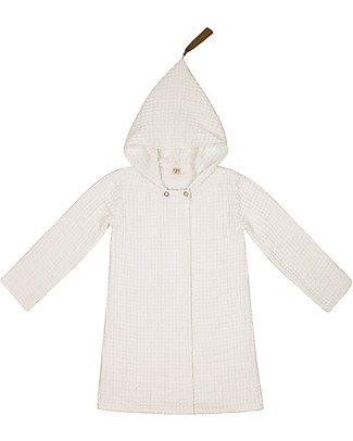 Numero 74 Accappatoio Bimbo Joy, Natural (3-5 anni) - 100% cotone bio nido d'ape Accappatoi e Asciugamani