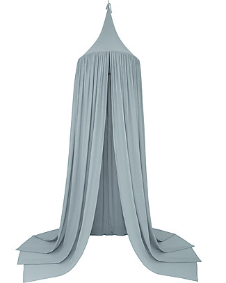 Numero 74 Baldacchino, Celeste - 100% Mussola di cotone Baldacchini_