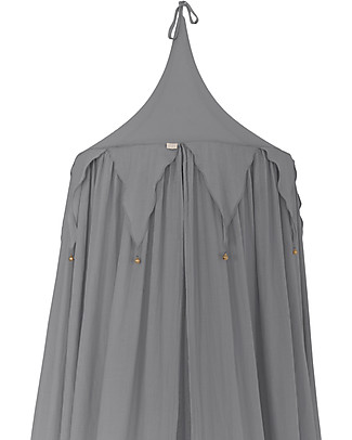 Numero 74 Baldacchino Circo, Grigio Pietra - 100% cotone bio Baldacchini_