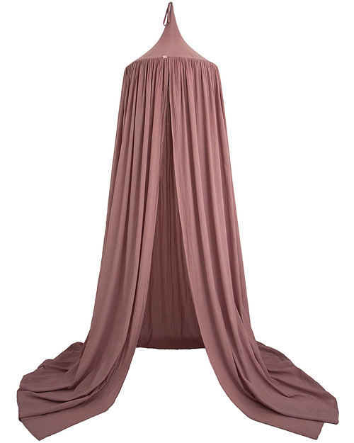 Baldacchino Rosa Con Luci A Stella LED Per Letto, 208x200x248 Cm, 8 Modalità, Telecomando, Alimentazione USB/Batteria, Decorazione Camera Da Letto Ragazze