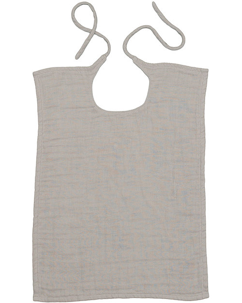 Numero 74 Bavaglio Quadrato Cipria - Doppia Mussola di Cotone Bavagli Classici