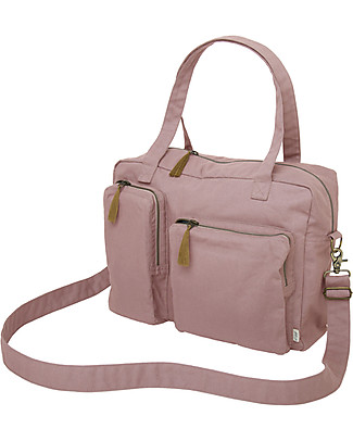 Numero 74 Borsa Multiuso Impermeabile, Rosa Antico - Cotone bio Zaini