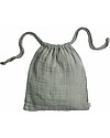 Numero 74 Borsa Nana - Grigio Argento - 100% Garza di Cotone Zaini Asilo