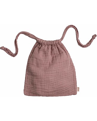 Numero 74 Borsa Nana - Rosa Antico - 100% Garza di Cotone Borse Pic Nic
