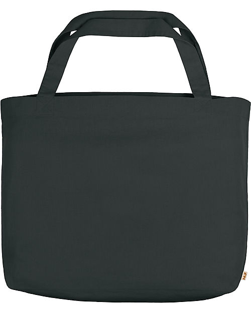 Numero 74 Borsa Shopper - Large - Grigio Scuro - 100% Cotone GOTS Borse Shopper