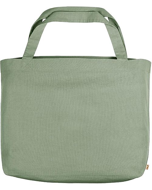 Numero 74 Borsa Shopper - Large - Verde Salvia - 100% Cotone GOTS Borse Shopper