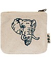 Numero 74 Borsellino Animale, Elefante in Cotone - Perfetto regalino per le feste Portamonete