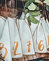 Numero 74 Calendario dell'Avvento in Tessuto, Natural - 24 borsettine in cotone bio riutilizzabili! Calendari dell'Avvento