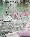 Numero 74 Canotta Bimba Mia - Rosa Antico (1-2 e 3-4 anni) - Doppia Mussola di Cotone Canotte
