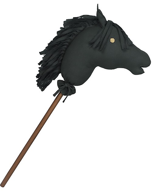 Cavallo in legno con bastone