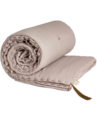 Numero 74 Coperta Invernale Cipria - 110 x 160 - Doppia Mussola di Cotone Swaddle di Mussola