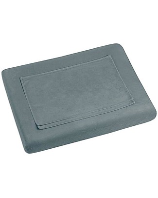Numero 74 Coprifasciatoio 70x50 cm - Blu Ghiaccio - Cotone bio Accessori per Fasciatoi