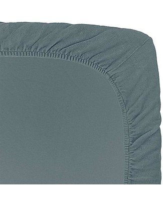 Numero 74 Coprifasciatoio 70x50 cm - Blu Ghiaccio - Cotone bio Accessori per Fasciatoi