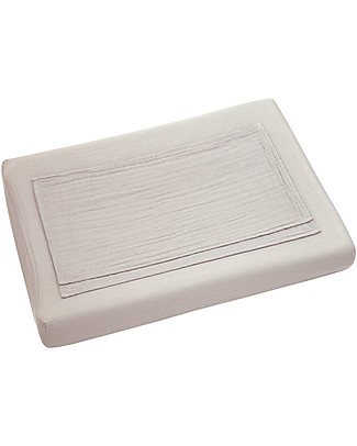 Numero 74 Coprifasciatoio 70x50 cm - Cipria - Cotone bio - Comprende 2 mussole! Accessori per Fasciatoi
