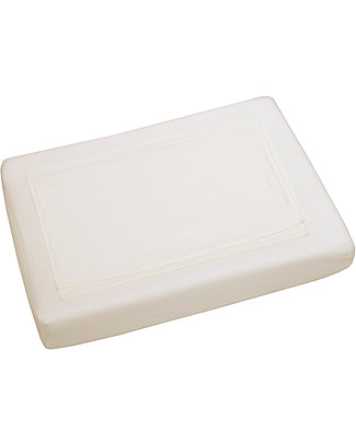 Numero 74 Coprifasciatoio 70x50 cm - Natural - Cotone - Comprende 2 mussole Accessori per Fasciatoi