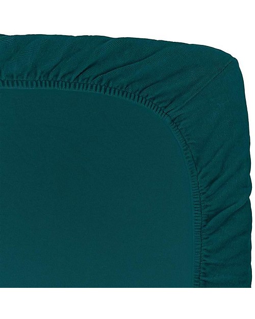 Numero 74 Coprifasciatoio 70x50 cm - Verde Petrolio - Cotone bio Accessori per Fasciatoi