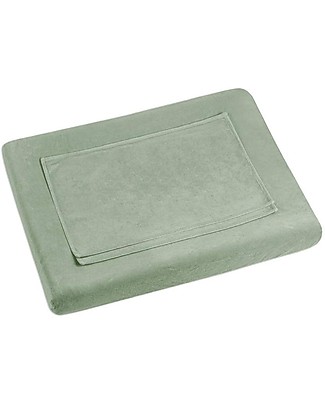 Numero 74 Coprifasciatoio 70x50 cm - Verde Salvia - Cotone bio Accessori per Fasciatoi