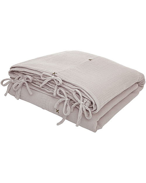 Numero 74 Copripiumino Cipria - 120x80 cm - 100% Cotone bio Set Copripiumino